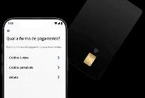 Dois celulares exibindo a interface do Asaas.
